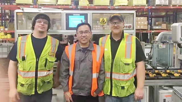 美国百得：五工位全自动平衡机定制案例！